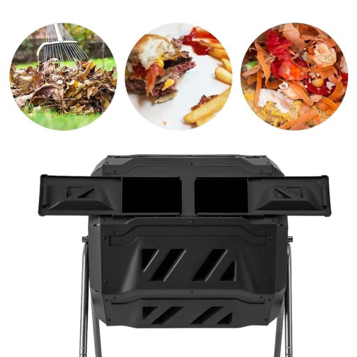 160-litrski dvodelni vrtljivi kompostnik