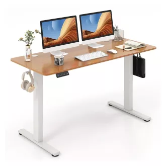   Električno nastavljivo delovno mizo 140x60 cm z ergonomskim dizajnom in funkcijo spomina