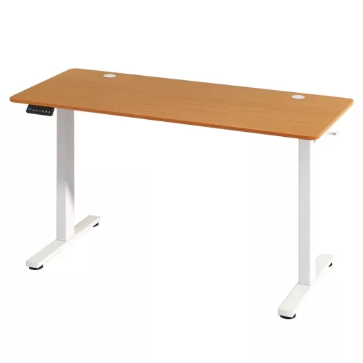 Električno nastavljivo delovno mizo 140x60 cm z ergonomskim dizajnom in funkcijo spomina