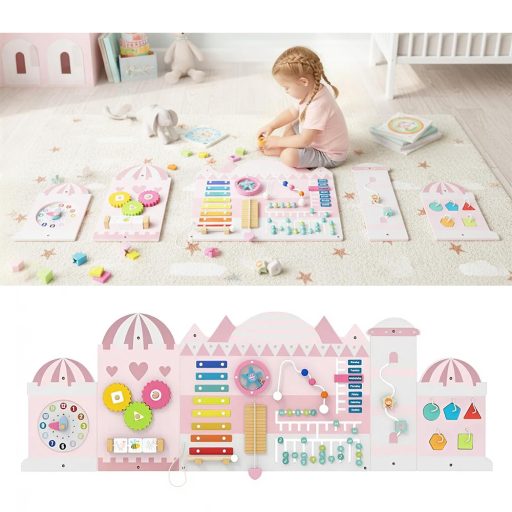 Interaktivna tabla za otroke roza grad