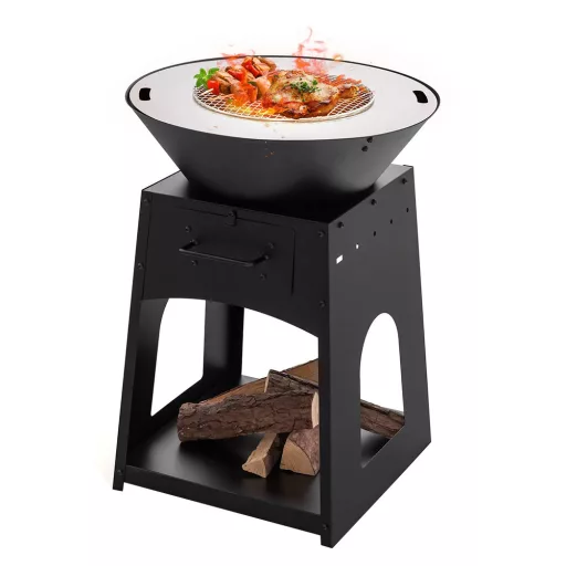 Kamin z žarom