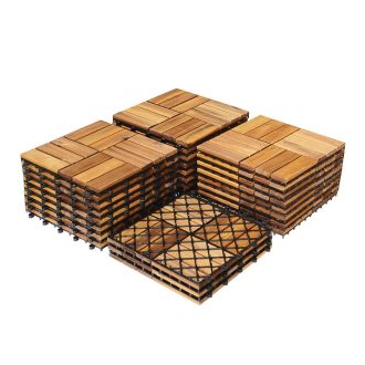 Talna obloga iz akacije, 27 kosov, šahovnica