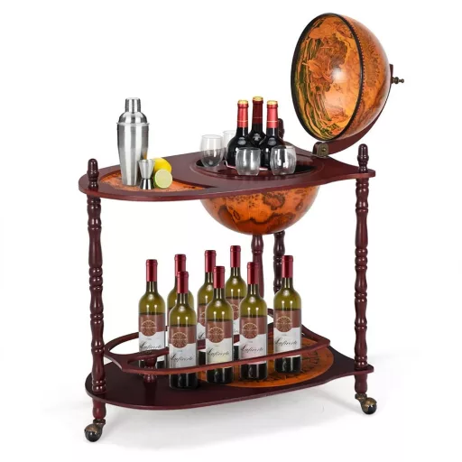 Krogla Oblikovana Rolling Wine Rack