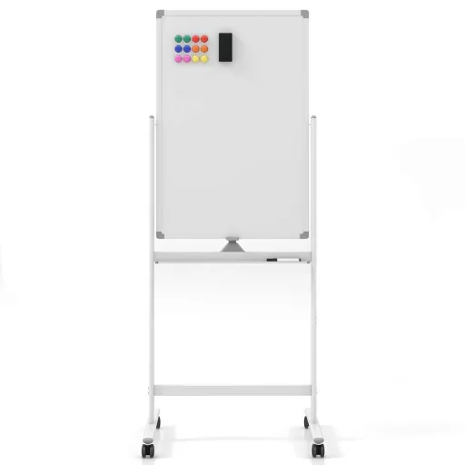 Flip Chart Bele Tabla z Dodatki, 60 x 90 cm