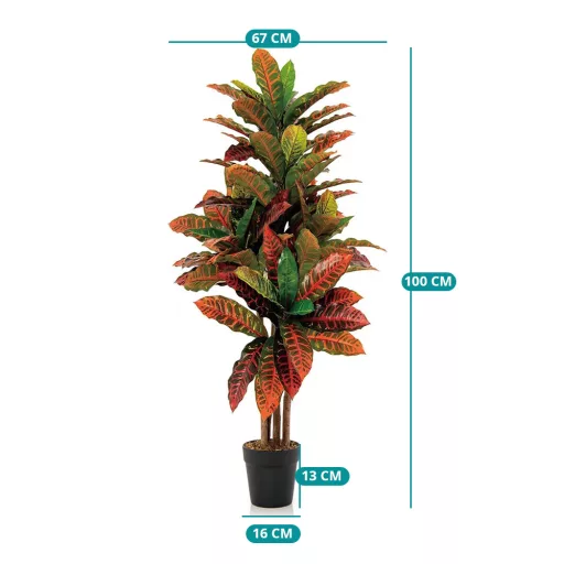 Umetno drevo Kroton 100 cm