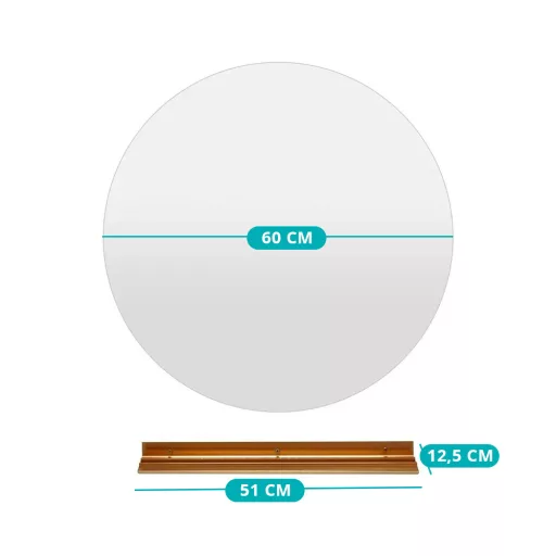 60 cm LED Ogledalo za Kopalnico