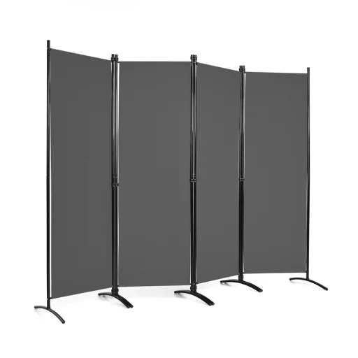 4-panelni pregradni zid 173cm siva