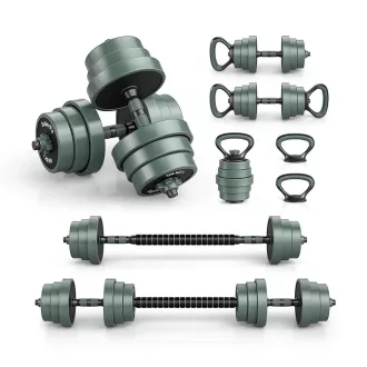 20 kg 4-v-1 nastavljiv set uteži za domače vadbe