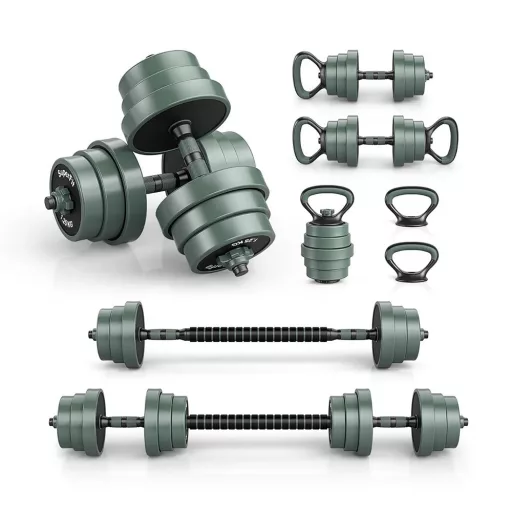20 kg 4-v-1 nastavljiv set uteži za domače vadbe