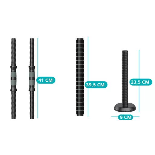 20 kg 4-v-1 nastavljiv set uteži za domače vadbe