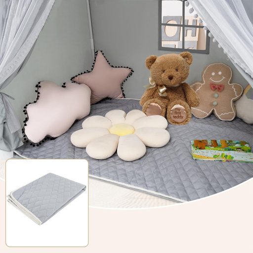 Otroški šotor z lučkami, siv