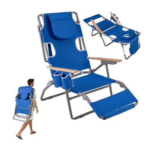3 v 1 zložljiv plažni stol