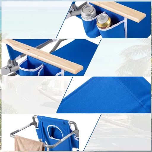 3 v 1 zložljiv plažni stol