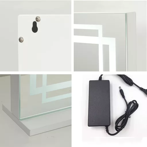 LED lično ogledalo 58 x 12 x 48 cm