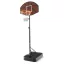 Nastavljiv košarkarski koš za otroke rjav