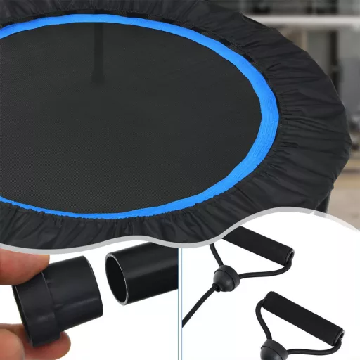 Fitnes trampolin z ročajem