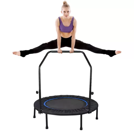 Fitnes trampolin z ročajem