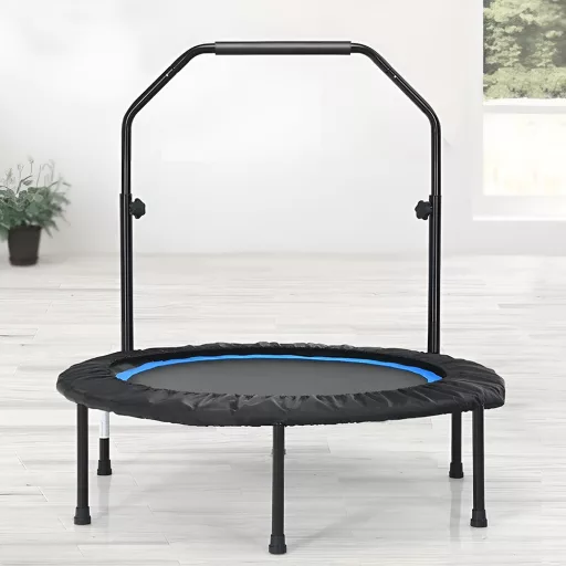 Fitnes trampolin z ročajem