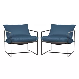 Kovinska Stolica s Blazinami, Set 2
