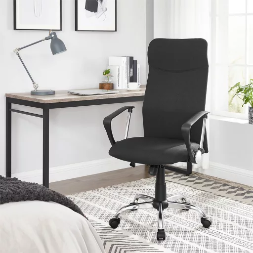 Ergonomska pisarniška stolica z visokim naslonjalom