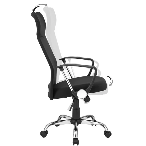 Ergonomska pisarniška stolica z visokim naslonjalom
