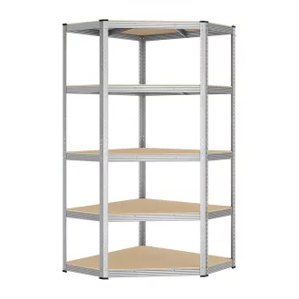 5-nivojski kotni regal 70x70x180