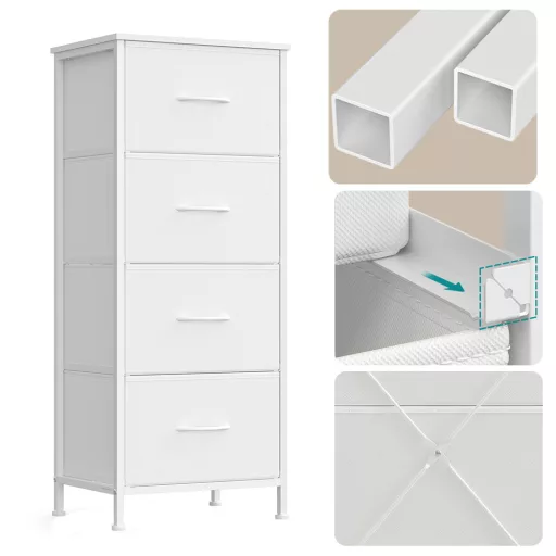 Ožji predalnik s 4 predali 39.6x30x96.2cm