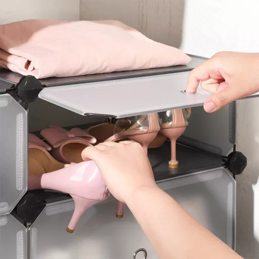 Plastični Shranjevalni Kabinet, Siva