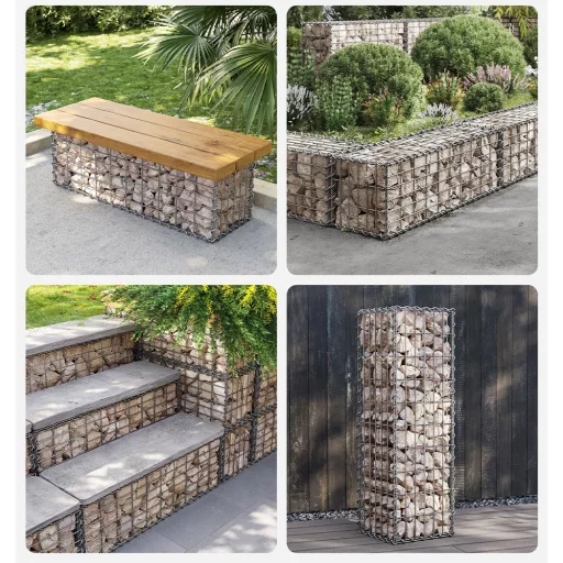 Jekleni Gabion Koš 100 x 30 x 30 cm