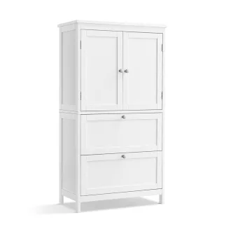   Omara za kopalnico z 2 vrati in 2 predali ter nastavljivo polico - 60x30x110cm