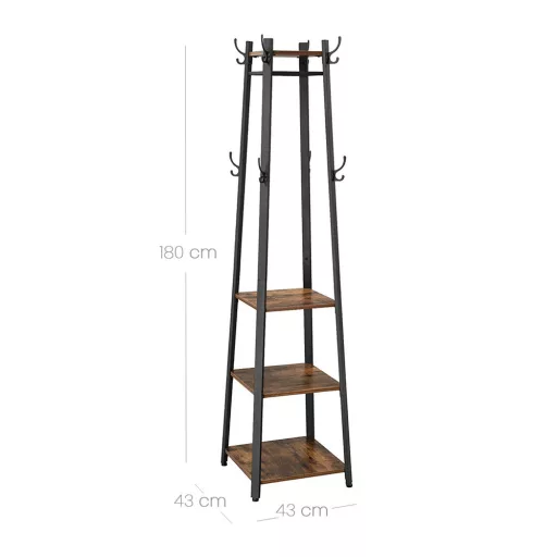Ovise s policami 43x43x180cm